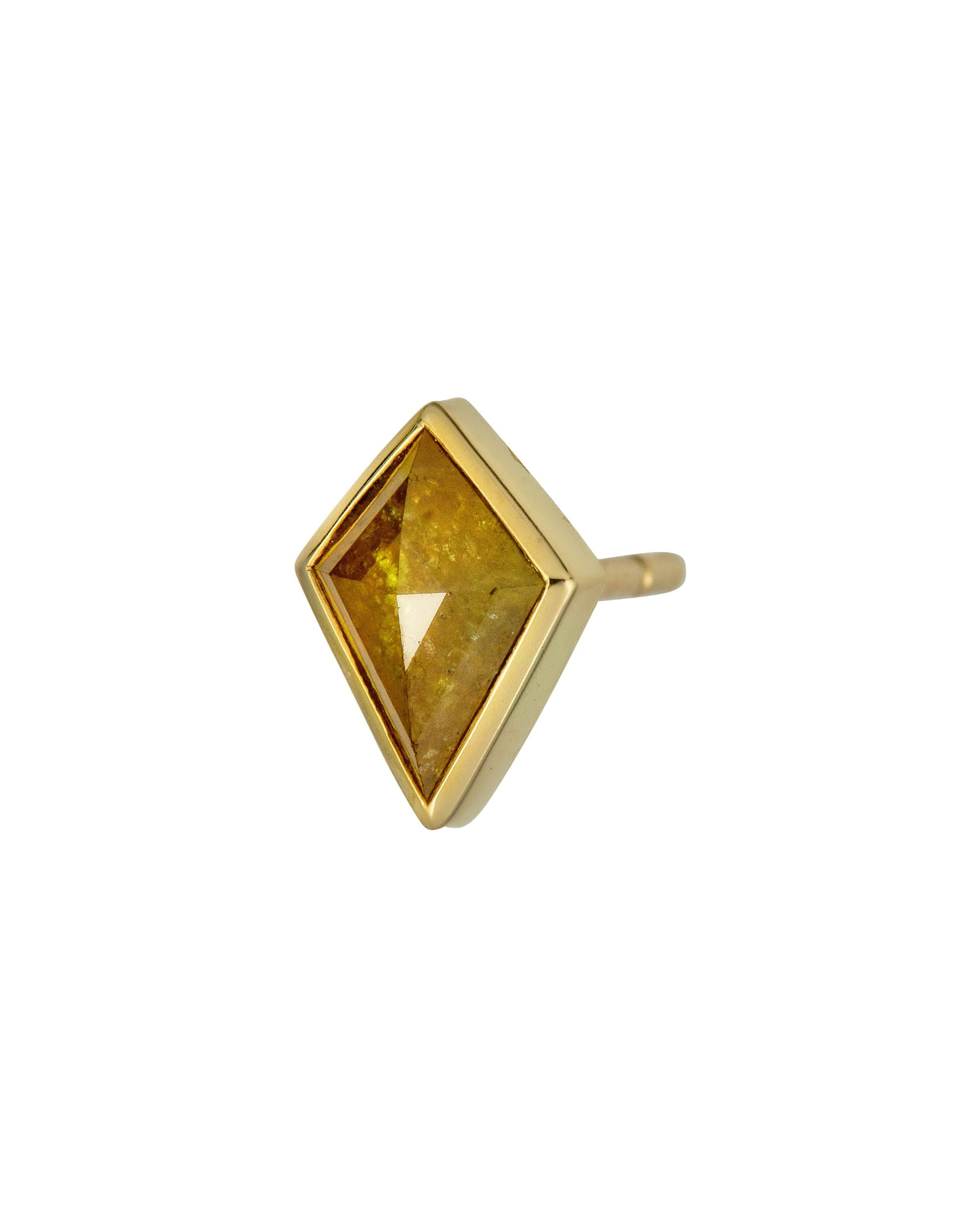 One and Only Sanctum Aether Earring - Yellow Diamond