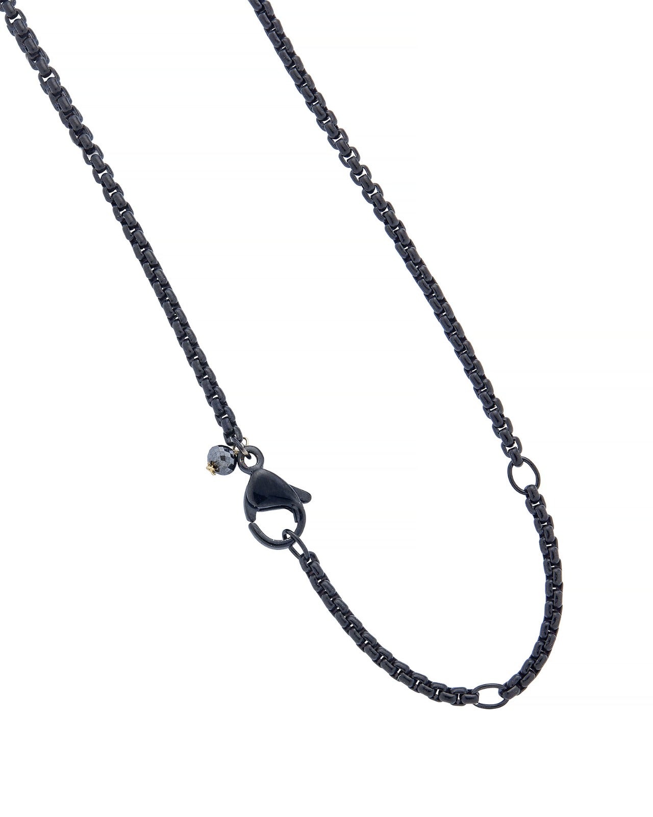 Foundations Black Steel Box Chain