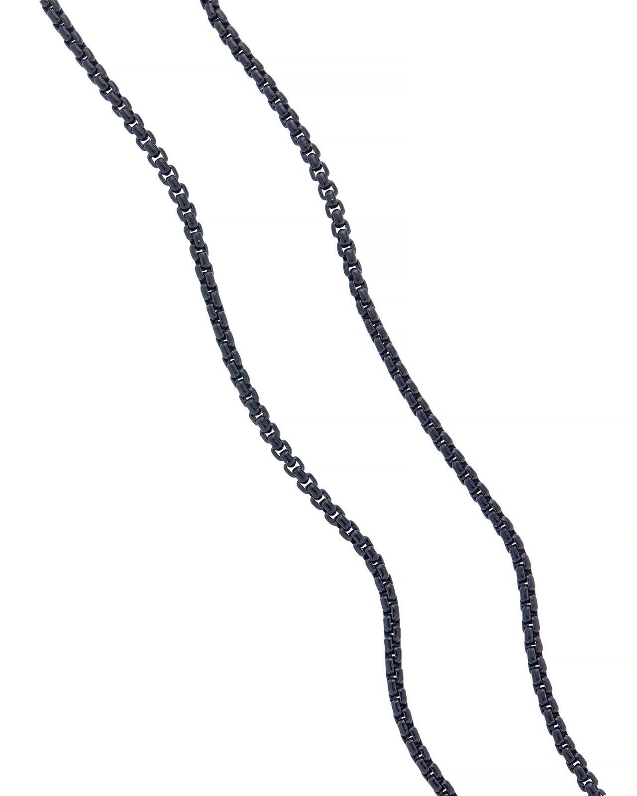 Foundations Black Steel Box Chain