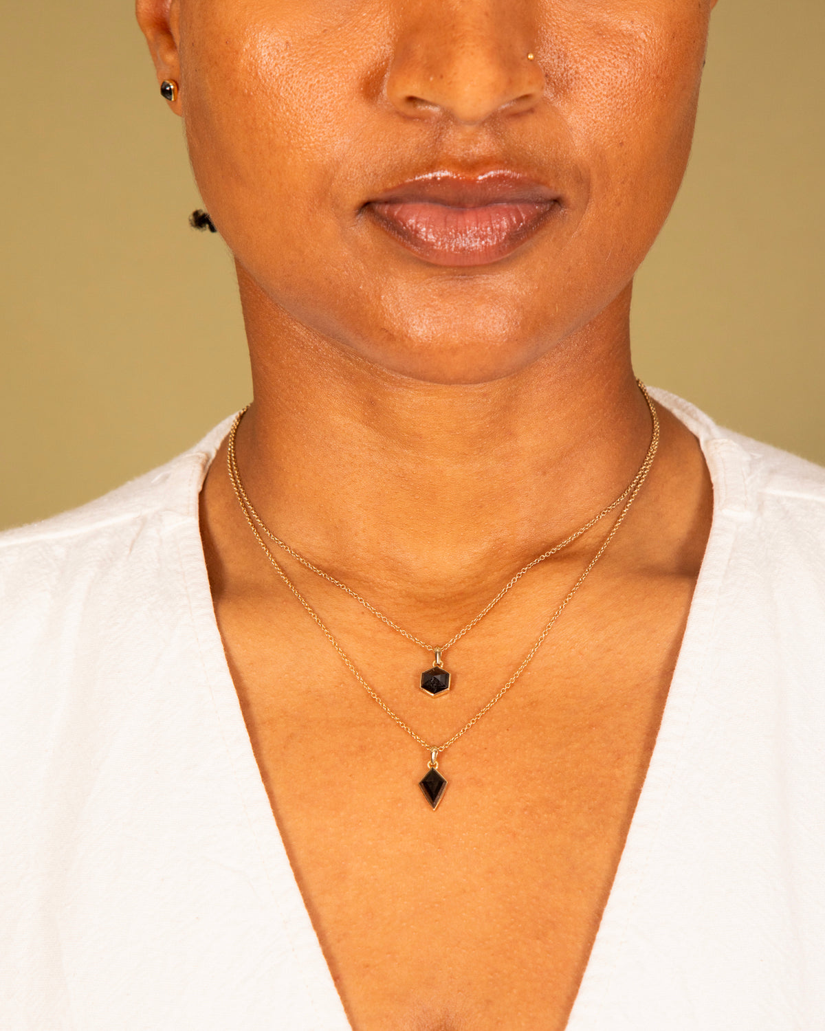Sanctum Hexa Pendant - Black Diamond
