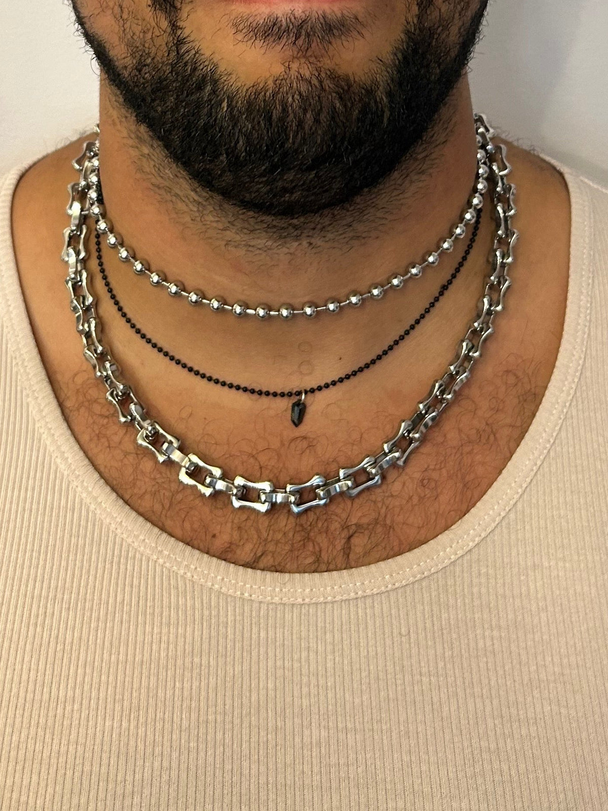 N A K E D Diamond Pendants in 14K - Black