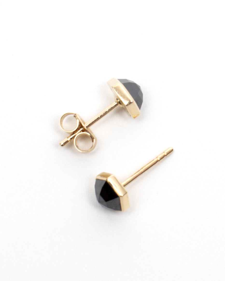 Sanctum Hexa Earrings - Black Diamond