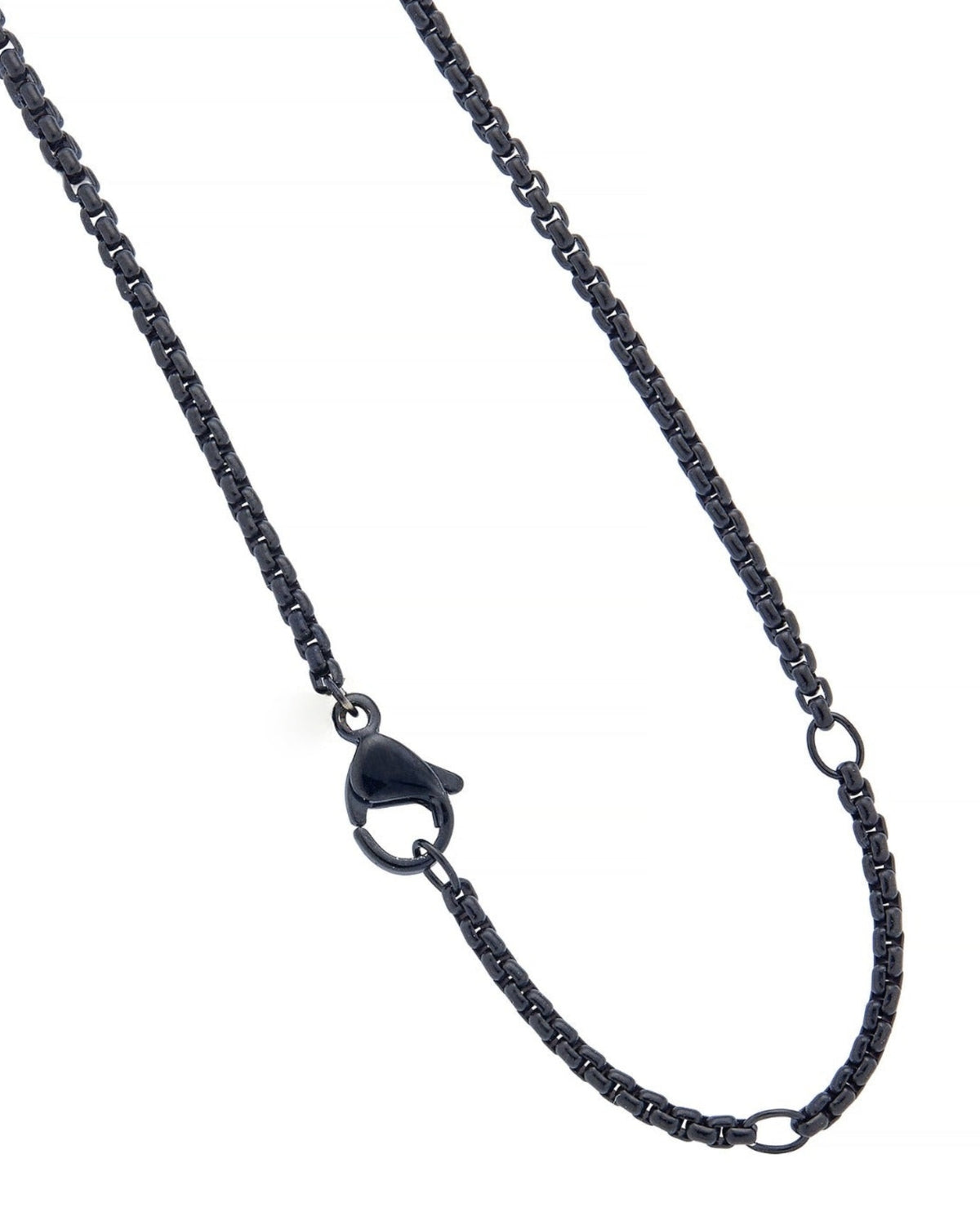 Foundations Black Steel Box Chain