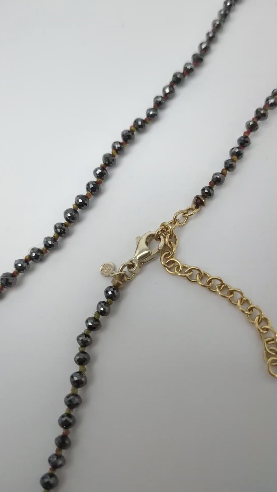 Prism Necklace - Rainbow Thread