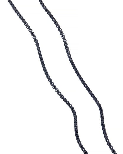 Foundations Black Steel Box Chain