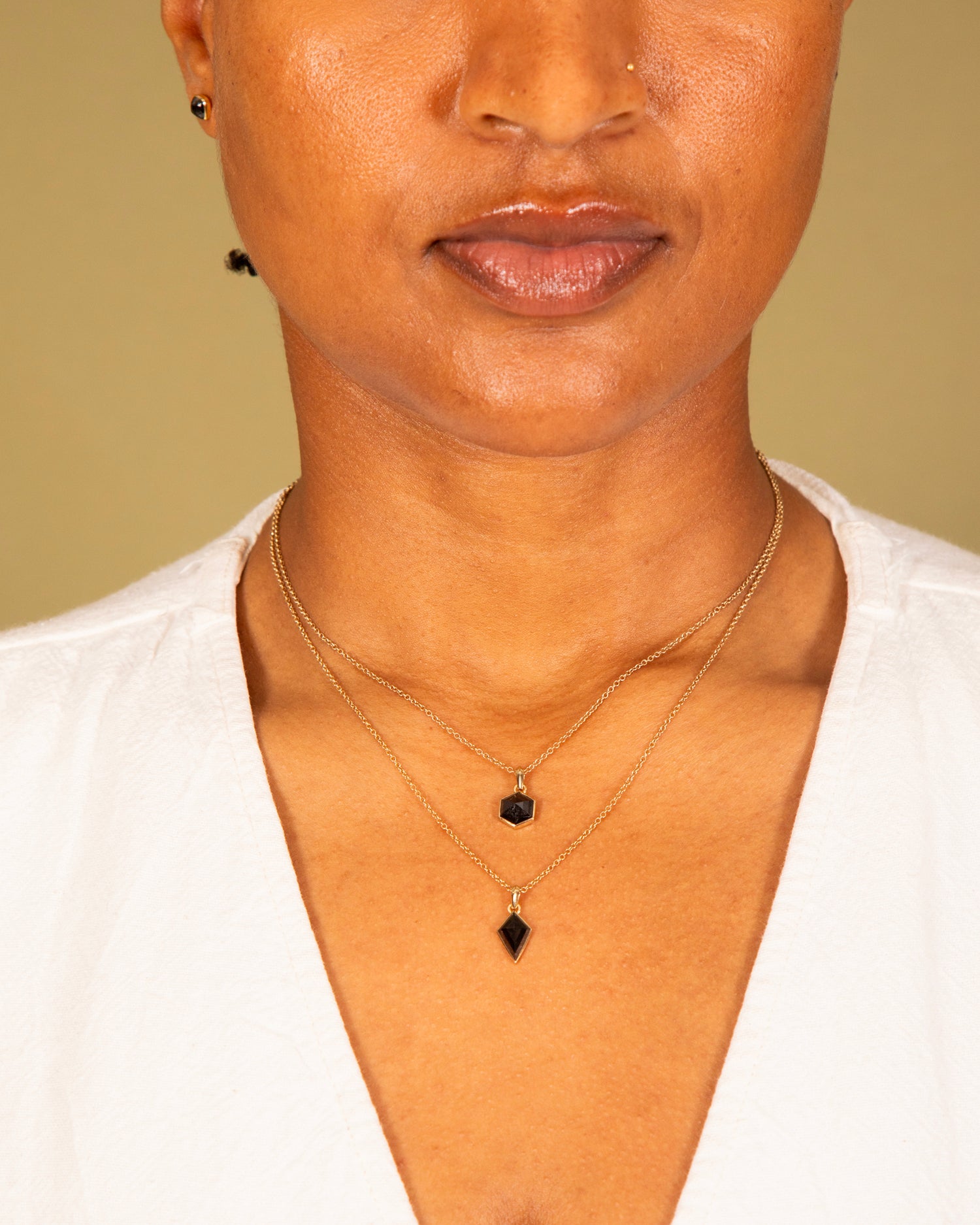 Sanctum Hexa Pendant - Black Diamond