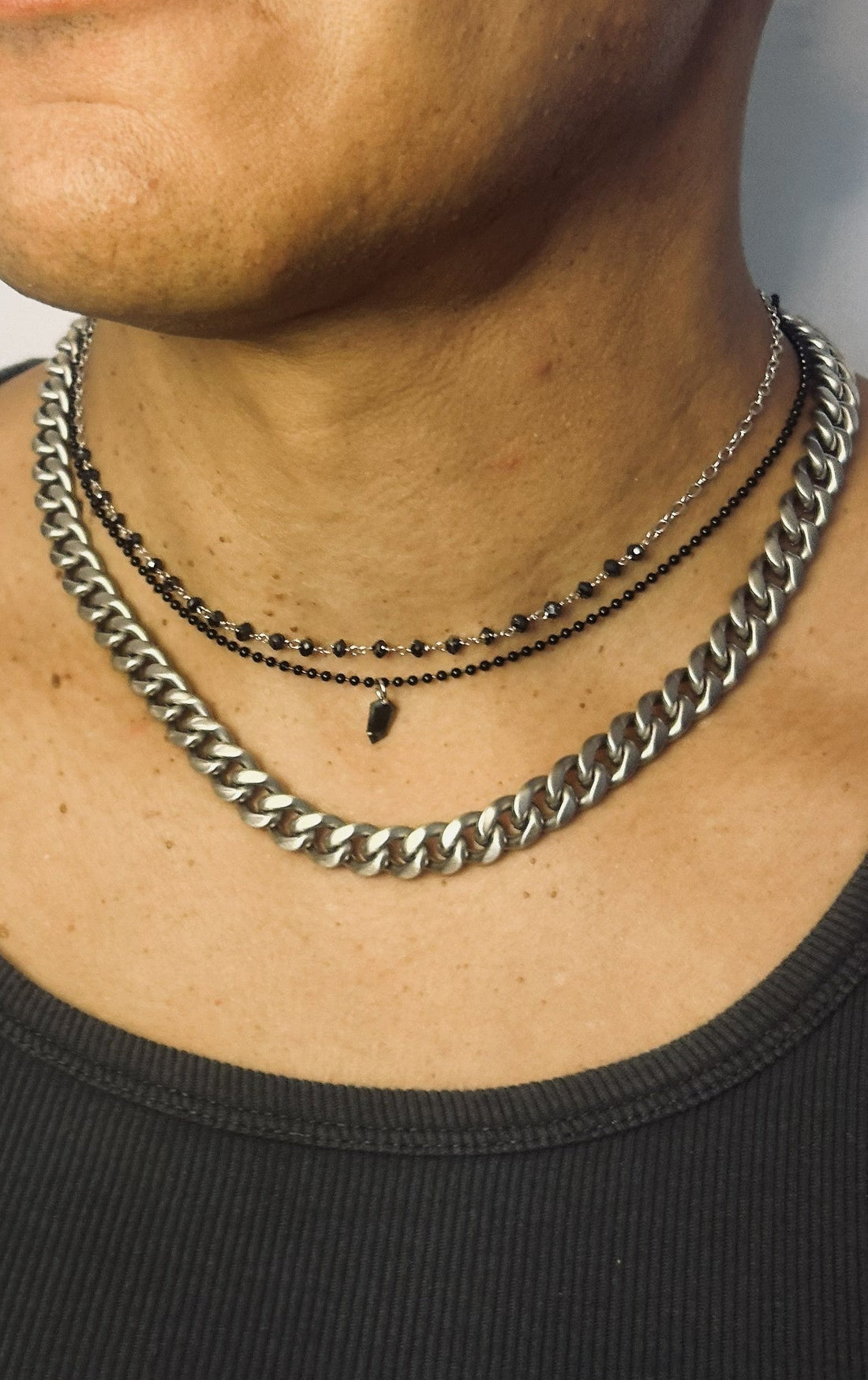 Trace Black Diamond Rosary Choker