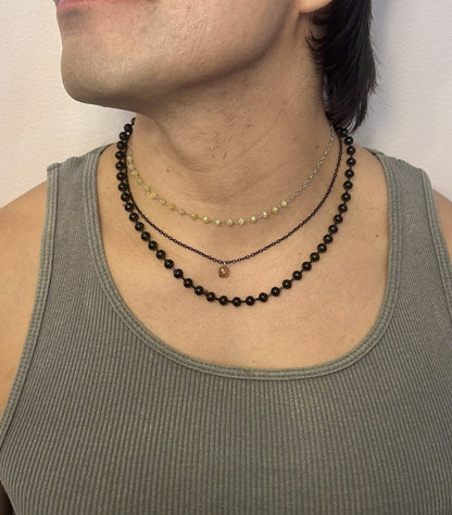 Trace Yellow Diamond Rosary Choker