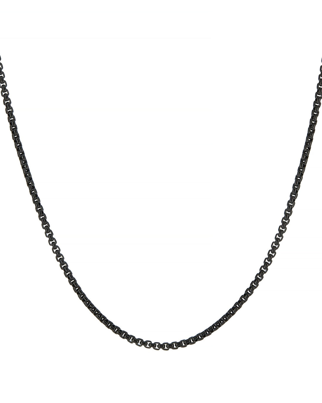 Foundations Black Steel Box Chain