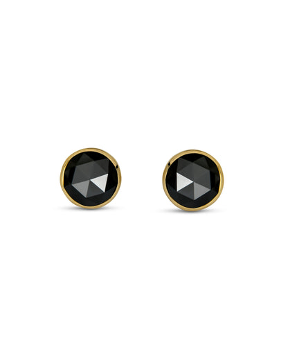Sanctum Orb Earrings (Large) - Black Diamond