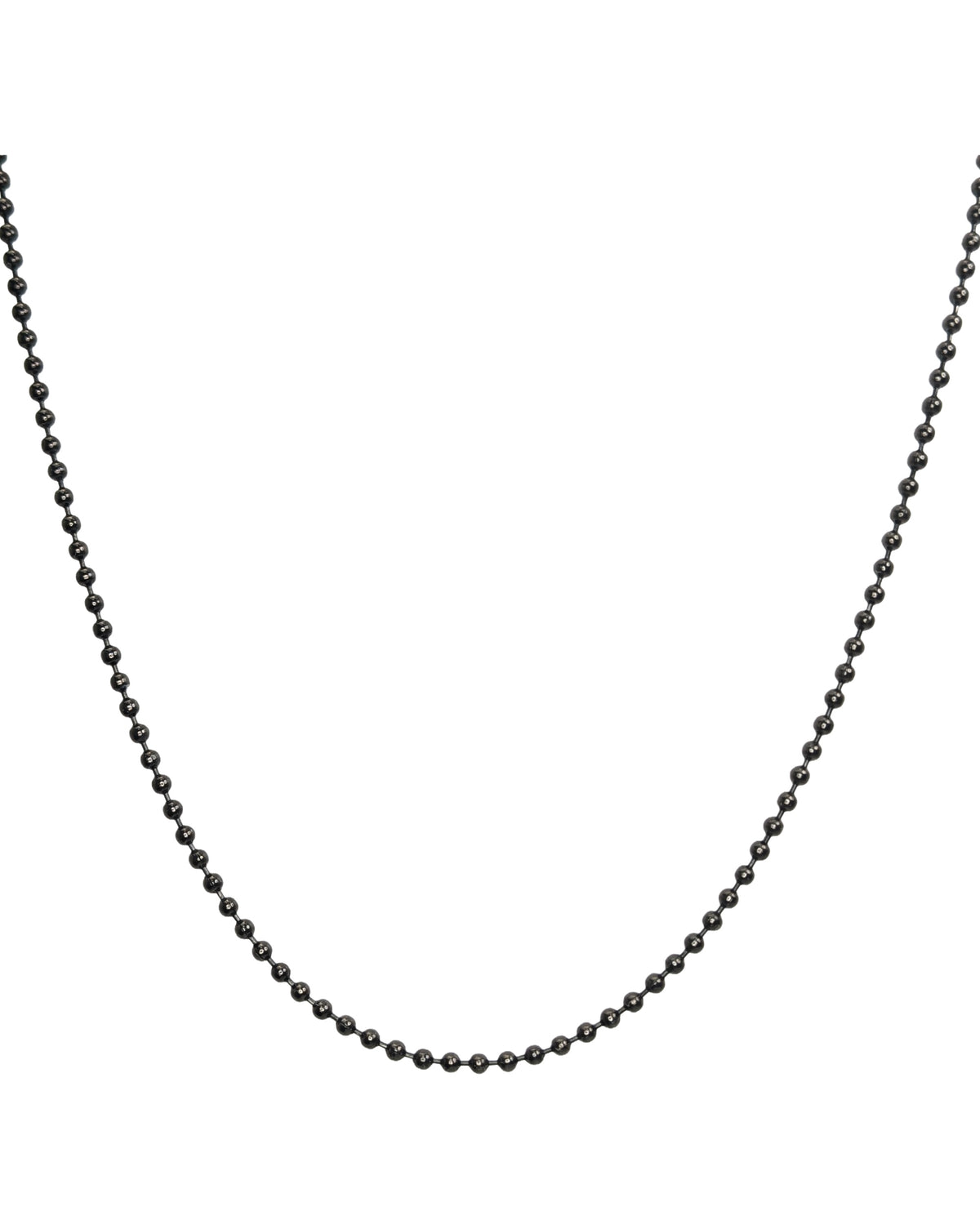 Foundations Black Steel Ball Chain