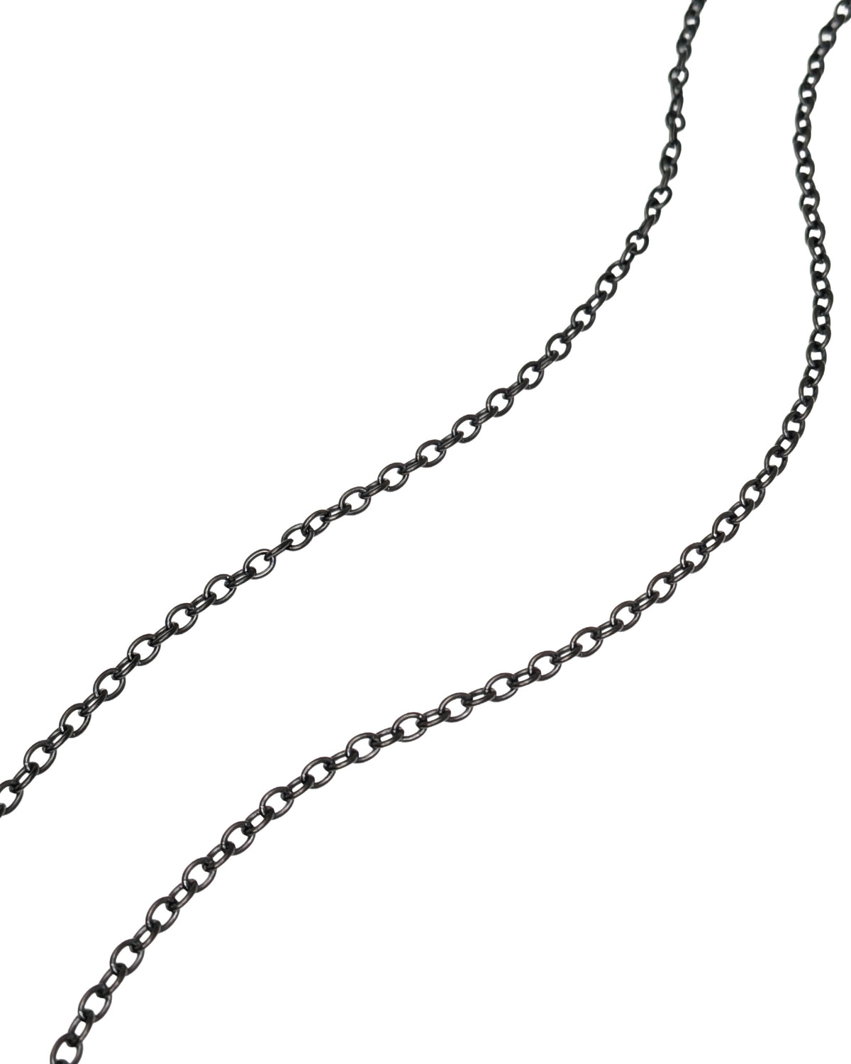 Foundations Black Steel Cable Chain