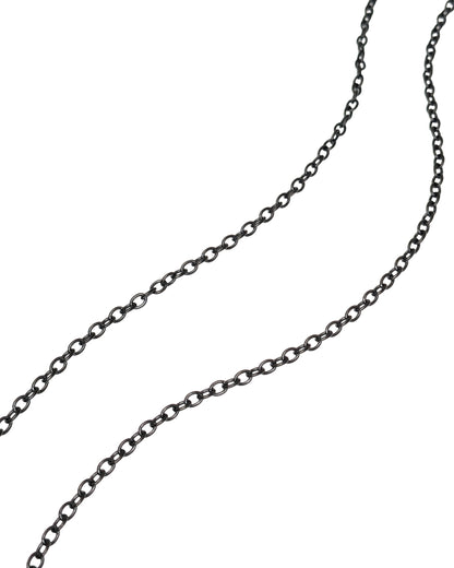 Foundations Black Steel Cable Chain