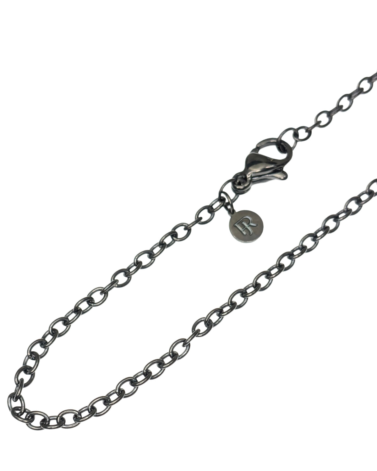 Foundations Black Steel Cable Chain