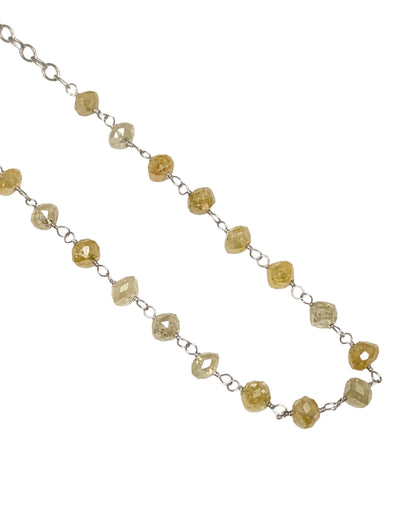Trace Yellow Diamond Rosary Choker