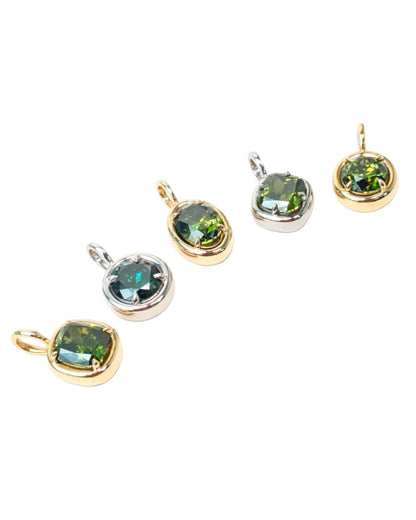 1.00ct Green Diamond Solstice Pendants