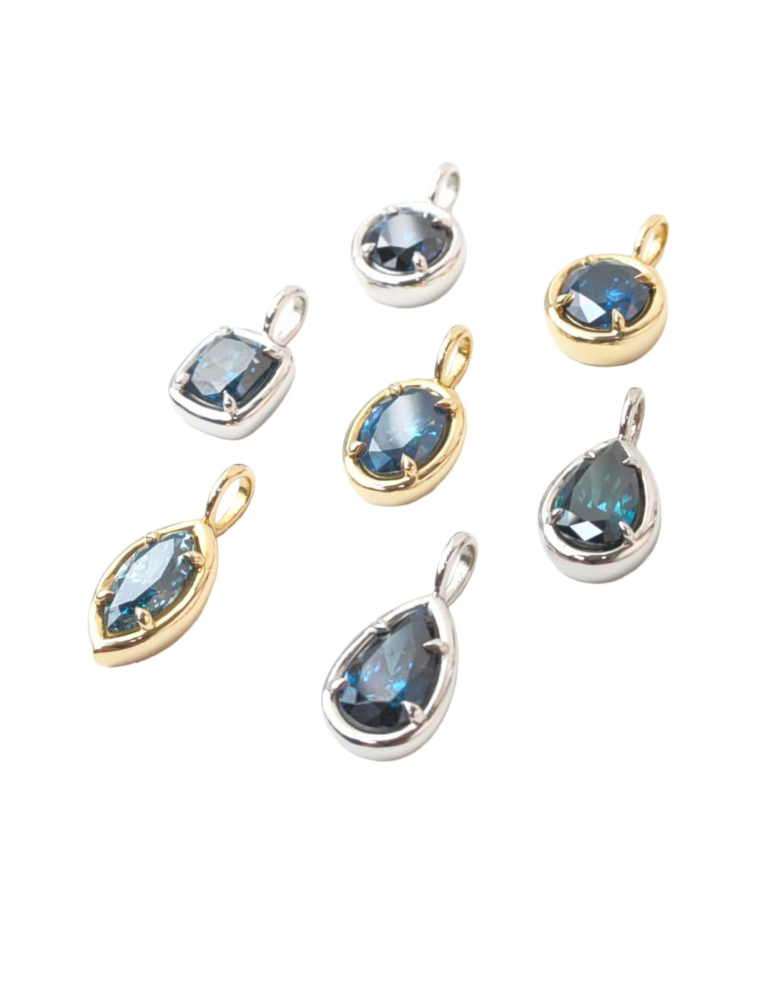 1.00ct Blue Diamond Solstice Pendants