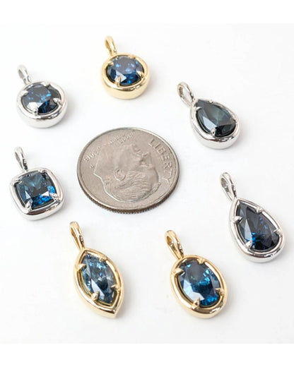 1.00ct Blue Diamond Solstice Pendants