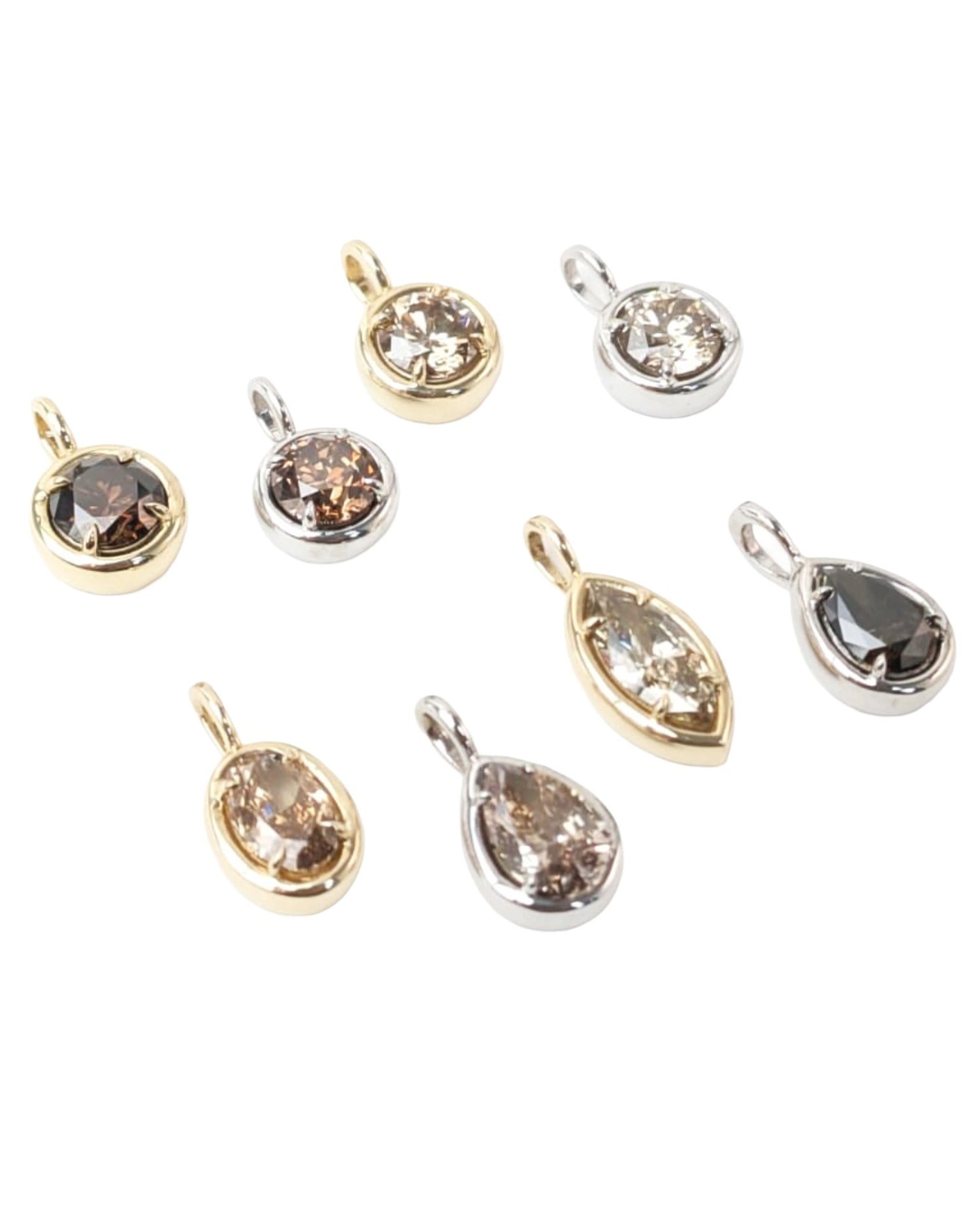 1.00ct Brown Diamond Solstice Pendants