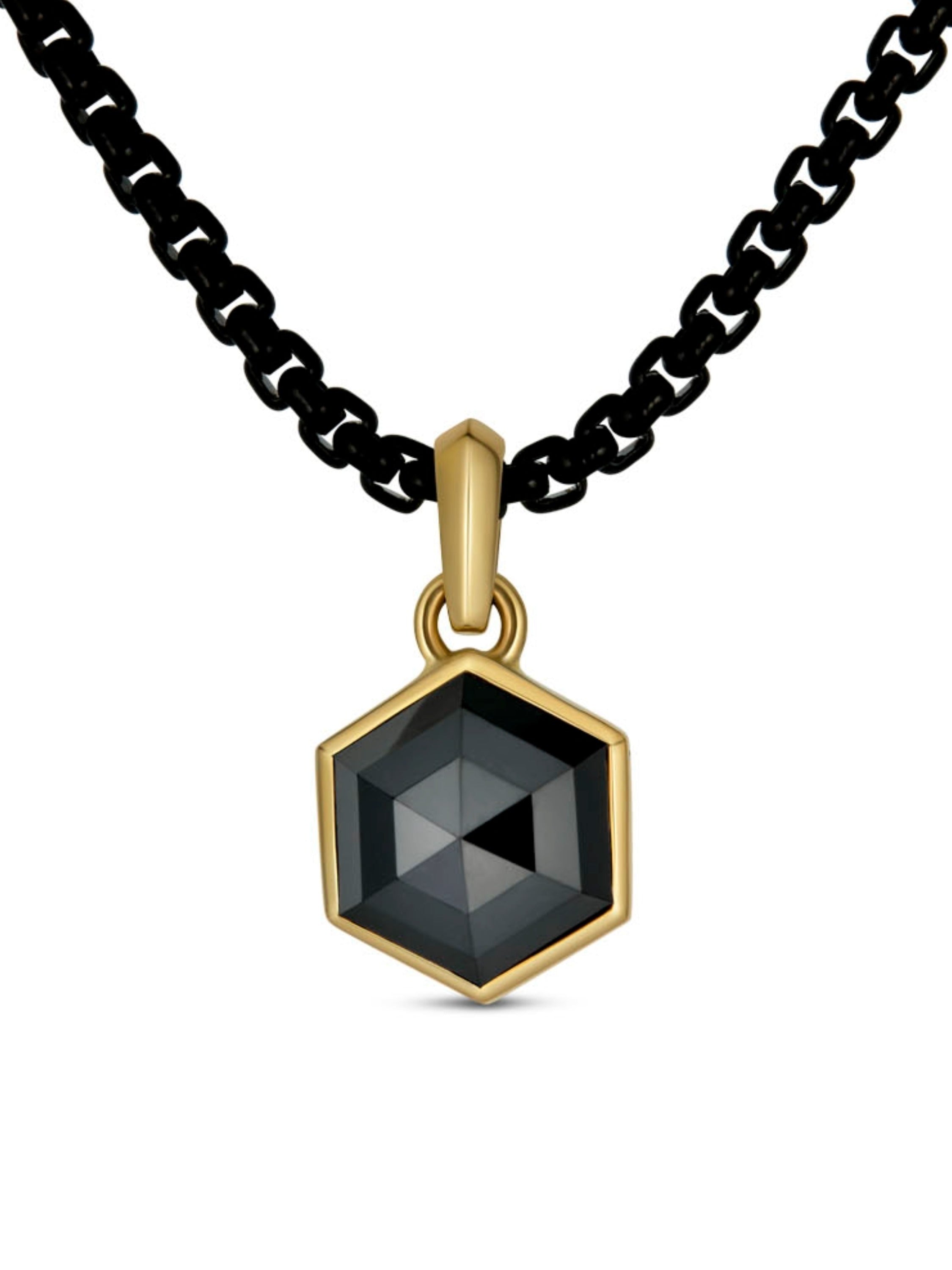 Sanctum Hexa Pendant - Black Diamond