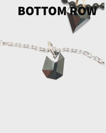 N A K E D Diamond Pendants in 14K - Black