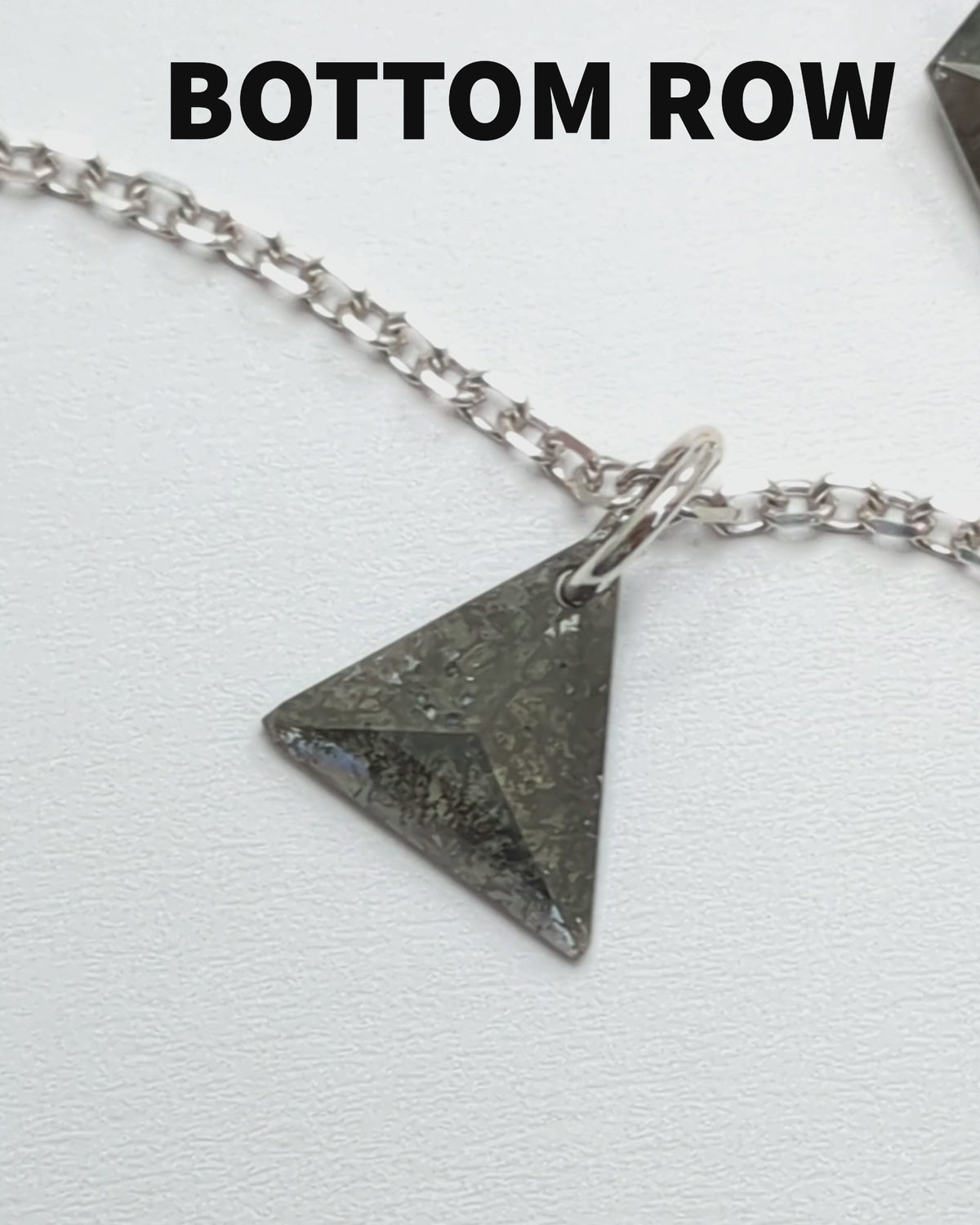 N A K E D Diamond Pendants in 14K - Salt &amp; Pepper &amp; Grey