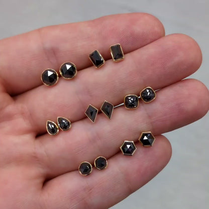 Sanctum Vita Earrings - Black Diamond